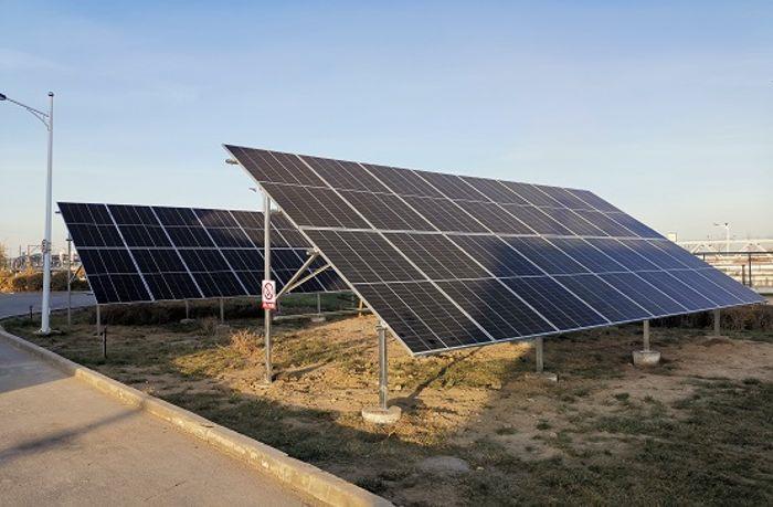 分布式光伏基地建設(shè)(攝影:張文戈) 分布式光伏基地建設(shè)(攝影:張文戈)